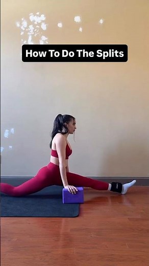 Front Splits Routine (intermediate) ✨ 📍SAVE for later Want all my splits full tutorials?