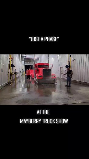 Bubba and Just a Phase all cleaned up and parked! #MayberryTruckShow #Bottomley #bottomleyenterprises