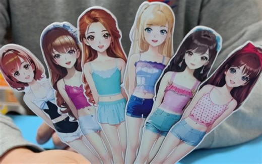 公主换装磁性贴纸