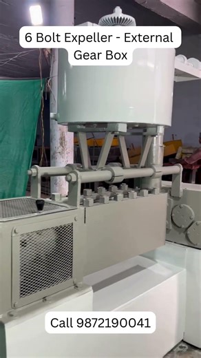 New 2026 6 Bolt Cold Press Machine with External Gear Box