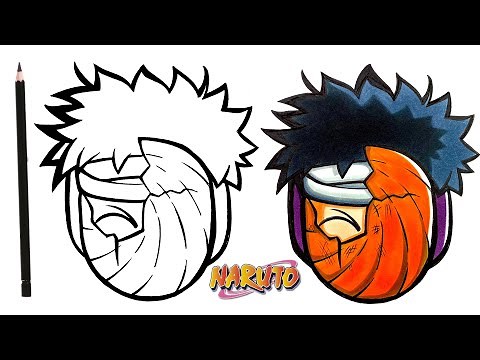COMMENT DESSINER OBITO UCHIWA - NARUTO