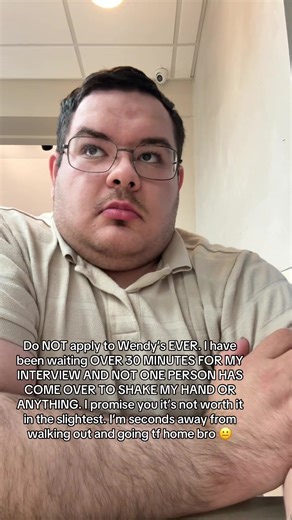 Frustration with Wendy's Job Interview Experience