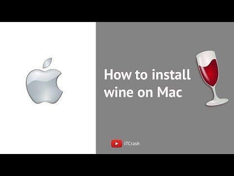 How to install wine on Mac