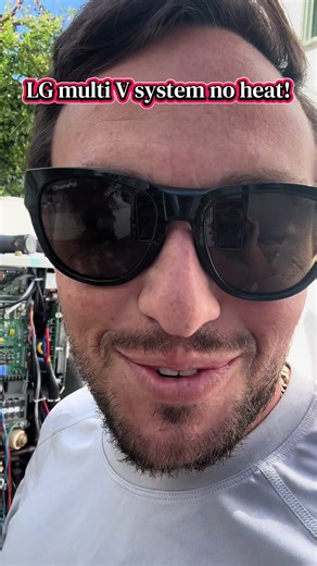 LG System was piped for heat recovery. When it needed to be piped for heat pump only single condenser on single air handler DX system.#hvac #bluecollar #florida #hvactechnician #fyp