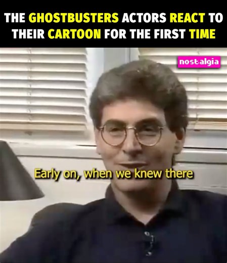 The Ghostbusters actors react to their cartoon for the first time | Nostalgia
