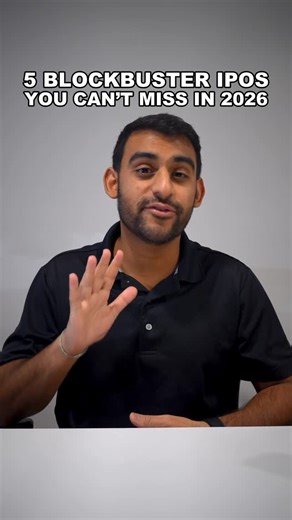 Jay Patel | 5 Blockbuster IPO’s You Can’t Miss in 2026👇🏽 1. Canva (The Adobe Killer) -IPO Target: $75 Billion – $100 Billion 2. Revolut (The... | Instagram