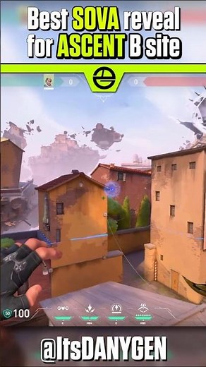 Best Sova Attacking Reveal for B Site on Ascent