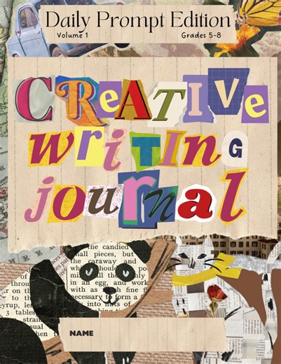 Creative Writing Journal: 110  Story Starters for Grades 5-8 (PDF Download) - Etsy