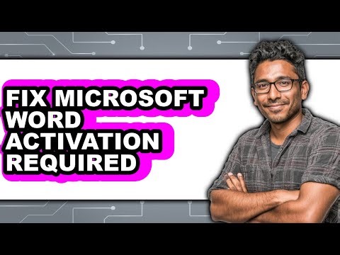 How to Fix Microsoft Word Activation Required (easy Method)