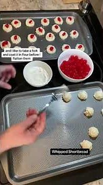 Whipped Shortbread Cookies