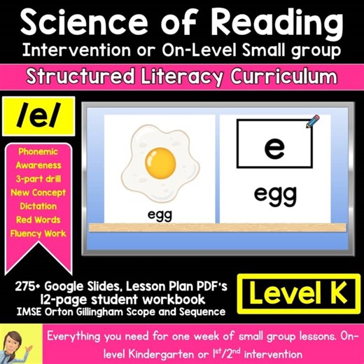 Ee CVC Small Group Intervention Workbook Science of Reading Digital Resource