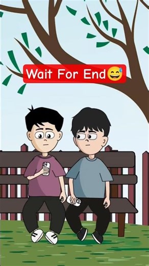 Wait For End😅 #comedy #hindicomedy #shorts #cartoon #aiart #shortsviral