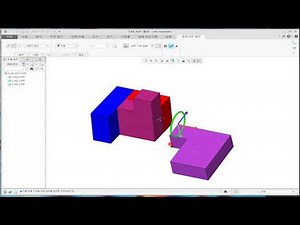 Creo assembly Cube조립