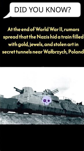 Did Nazis Hide a Train Full of Gold? | WW2 Mystery #shorts #mystery #worldwar2