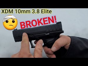 XDM Elite 10mm 3.8" FAILURE! 🤕 She's Down 😬 We finally broke it.