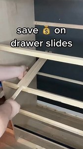 add some wax for a smoother pull! #moneysaver #DIY #diydrawerslides #woodendrawerslides #drawe #tablesawdrawerslides | Sep Janou