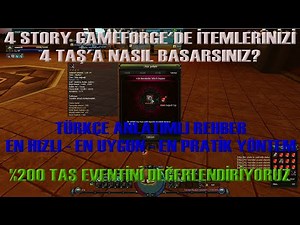 In the 4 Story Gameforge 200% Stone Event, I'm buying the whole set with 4 stones.