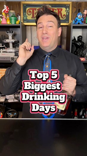 Top 5 Drinking Days. #bartender #Thanksgiving | Frankie Francis