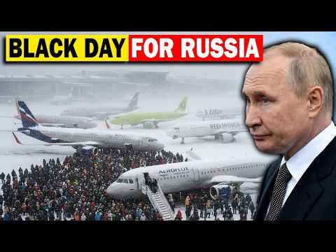 Moscow's Air Bridges Are Gone! Hundreds Planes STRANDED as Russian Airlines IMPLODE in Ice