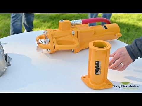 Rhino PD-55 Pneumatic Post Driver with Chicago Vibrator Products