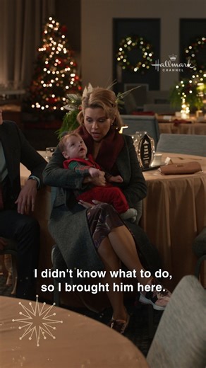 Hallmark Channel on Instagram: "Some surprises change everything 💝 Tune in to the premiere of #TheChristmasBaby TONIGHT at 8/7c, next day on @hallmarkplus!"
