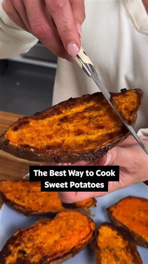 We just found the best way to cook sweet potatoes—and now it’s the only way we’re going to eat them from now on. 🥔 Find out more ways to cook sweet potatoes at the @allrecipes bio! 🧡 🎥: Nicole @nicolemcmom #potatoes #sweetpotatoes | Allrecipes