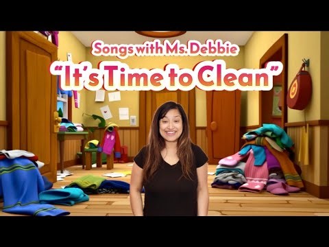 ✨ It’s Time to Clean 🧹 | Fun Animal Cleaning Song for Kids | Clean Up Time Song 🎶