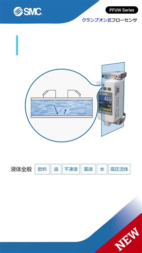 流量センサーは簡単に取り付ける ことができませんか? SMC PFUW Series ＃SMC株式会社