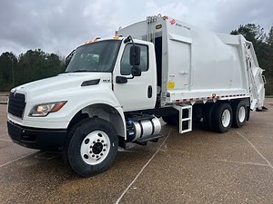 2024 International MV-607 Pac-Mac 25-Cubic Yard Rear Loader Garbage Truck (57,817 Miles)