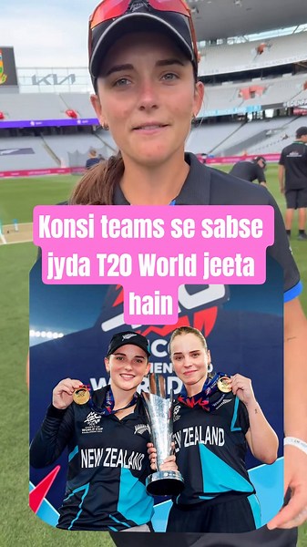 Which Team Has Won Most ICC Women's T20 World Cup #womensworldcup #cricket #womencricket
