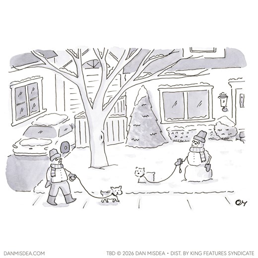 TBD (Toons By Dan) Comic Strip 2026-01-08 | Comics Kingdom