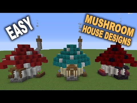 Minecraft Mushroom House Designs - How to Build a Mushroom Village
