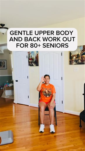 80 upper body and back routine for improved mobility. For best results, do in the morning for at least 3x week. Your body will start feeling more active and mobile with consistency #healthtips #reels #physicaltherapy #senior #everyone #exercise #share | Doc H.
