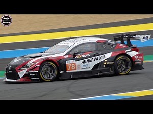 Lexus RC F LMGT3 LOUD V8 SOUND! 24H Le Mans 2024