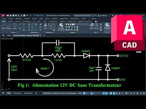 Comment Dessiner Un Schéma Électronique Sur AutoCAD