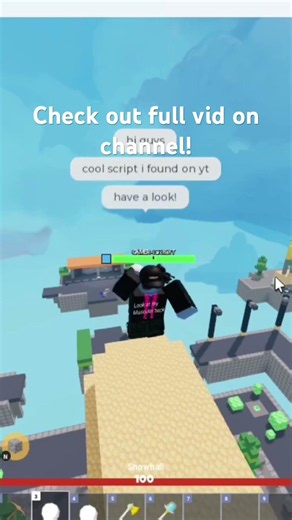 Bedwars orbital strike cannon script! #roblox #robloxbedwars