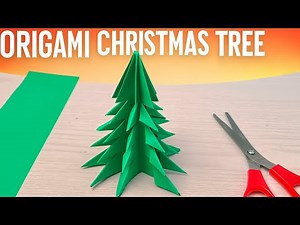 Simple Christmas Paper Craft🎄 | Easy DIY Tree for Home Decoration
