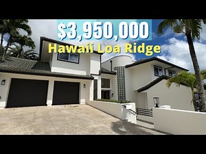 Hawaii Luxury Real Estate: Hawaii Loa Ridge Home with Stunning Views & Modern Elegance!