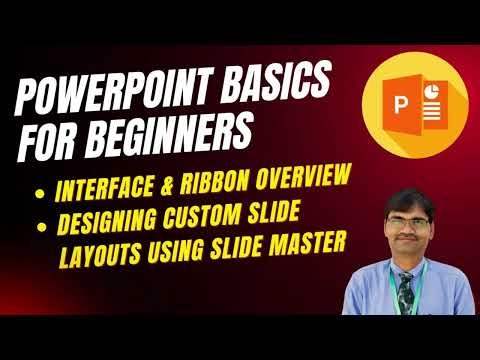 PowerPoint Basics for Beginners | Interface & Ribbon Overview | Designing Custom Slide Layouts