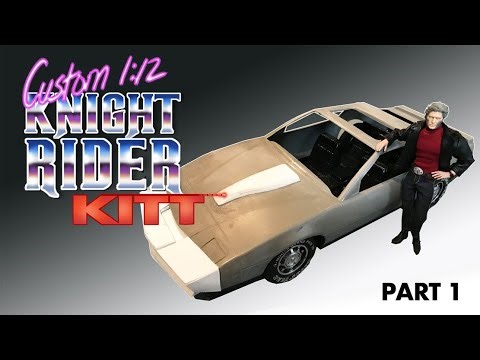 Custom 1:12 Scale KITT (Knight Rider) From A $25 Toy Car (Part 1)