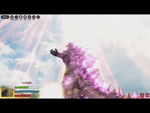 Godzilla Evolved survives￼ burning Godzilla meltdown.￼