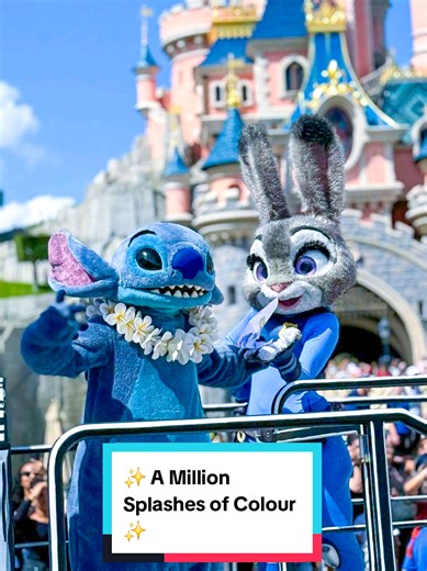 A Million Splashes of Colour Parade Returns to Disneyland