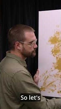 Staining the canvas with straight yellow ochre. Nothing else.