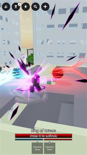 gojo and sukuna move #jjs #roblox #jjkgame