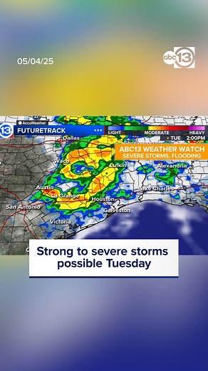 Tuesday is now an ABC13 Weather Watch Day with strong to severe storms expected in SE Texas. Tap the link in the bio for more. | ABC13 Houston