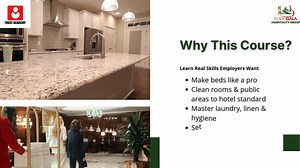 Get professionally certified in housekeeping! Join our comprehensive course and learn the skills to excel in the industry. Hands-on training and expert instructors. Enroll now! For more information get in touch with us. | Trust Academy