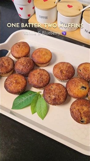 MINI MUFFINS 🧁🫐 | EASY SNACK RECIPE #viralshorts #trending