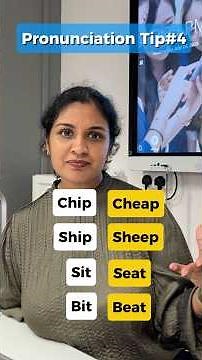 Never confuse these vowels again! Sheep vs. Ship...