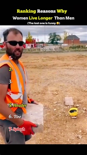 Ranking reasons why women live longer than men