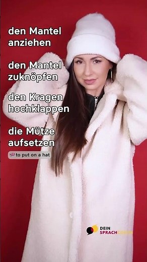 ❄️ANZIEHEN auf Deutsch (Wortschatz | Deutsch lernen | Learn German) #deutsch #deutschlernen